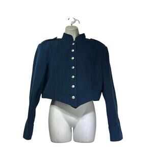 crazy horse wool cropped jacket womens size M